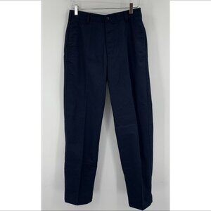 Lands End Classic Fit Navy Chinos 30x32